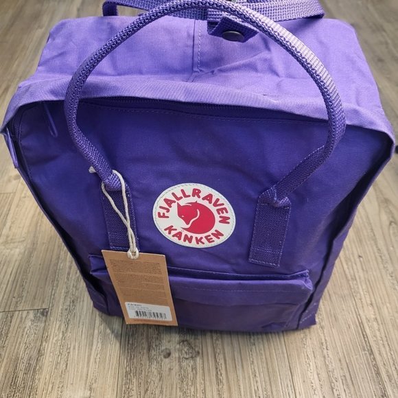 NWT.26.Fjallraven Re-kanken Water Resistant Backpack in Purple women-Girls@25 main image 8